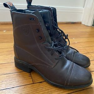 Chocolate Ariat Heritage III paddock boot equestrian boots